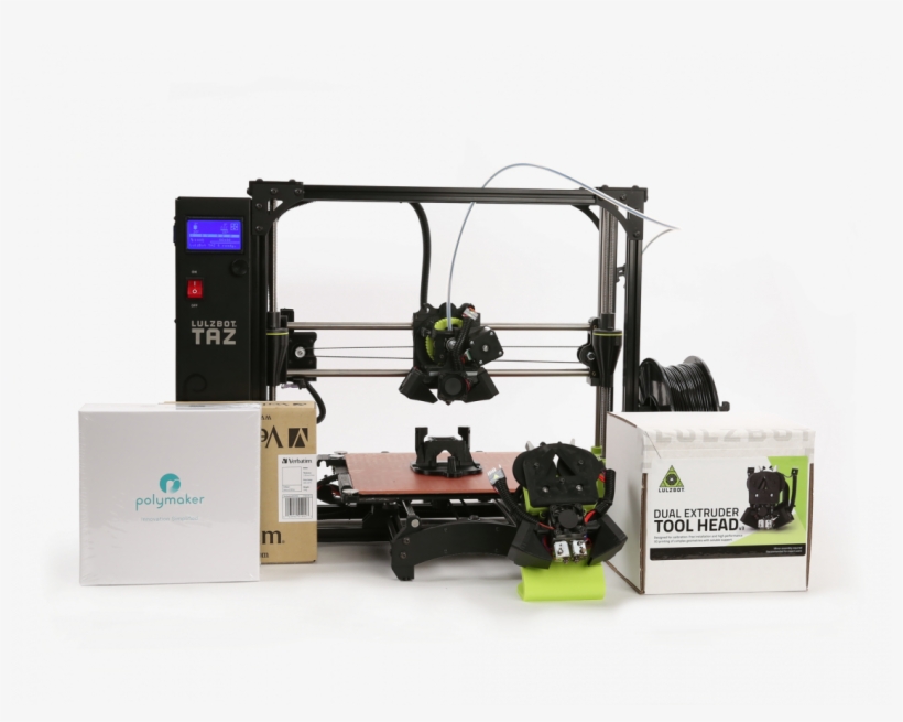 Lulzbot Taz 6 Complex Design Bundle - Metal Lathe, transparent png download