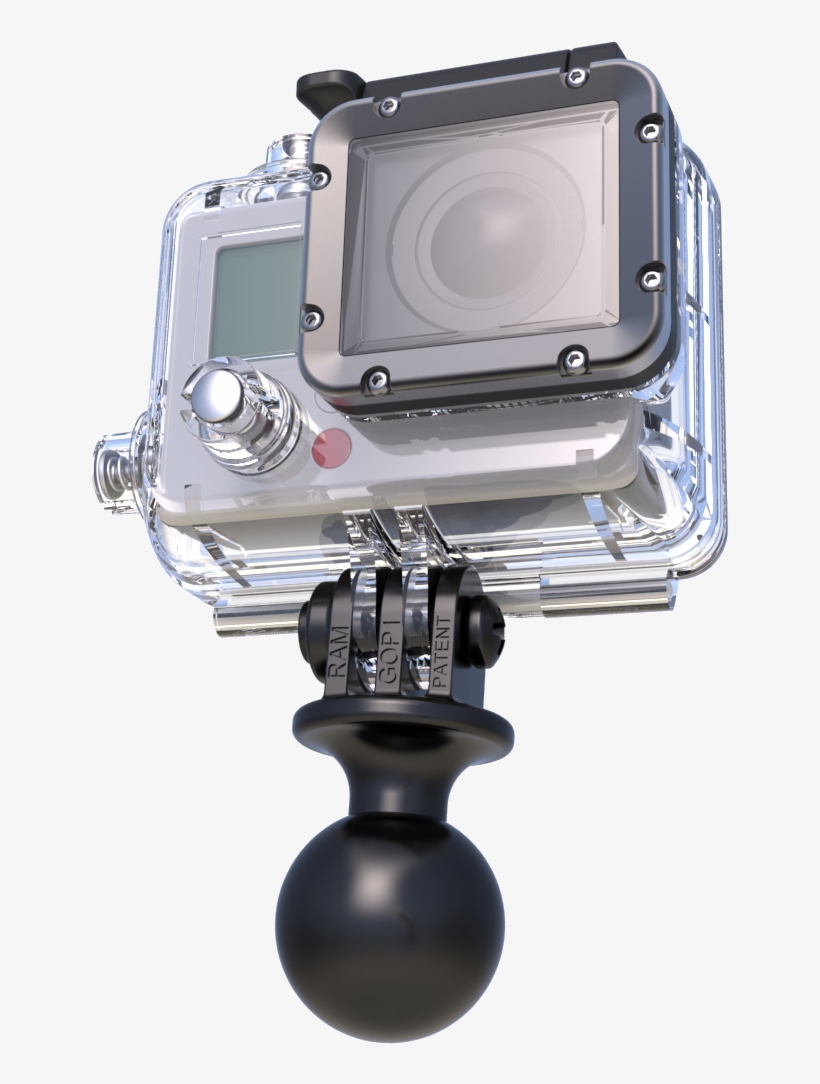 Ram Custom Gopro Hero Adapter - Ball And Socket Patented, transparent png download