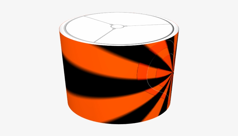 Orange Heart - Circle, transparent png download