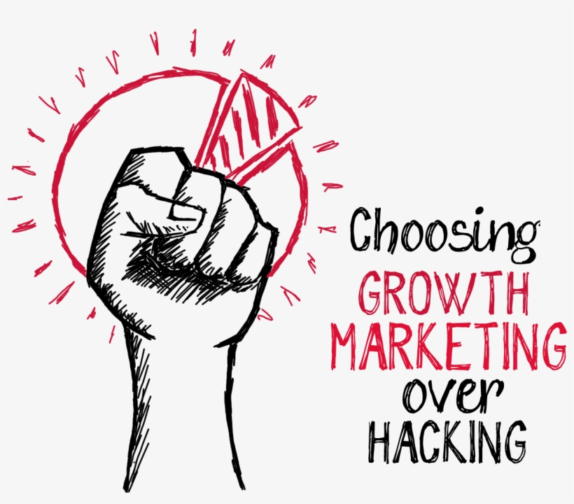 Growth Marketing Over Hacking - Drawing, transparent png download