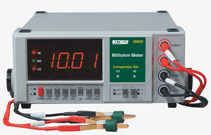 Extech - Extech Milliohm Meter 380560, transparent png download