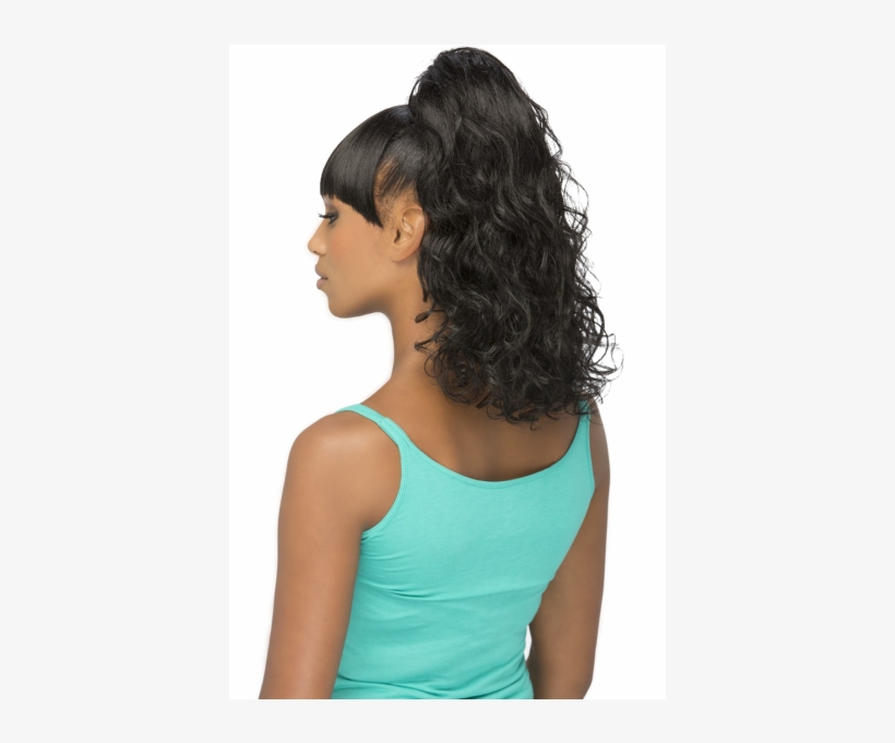 Vivica Fox Synthetic Drawstring Two In One Bang & Pony - Lace Wig, transparent png download