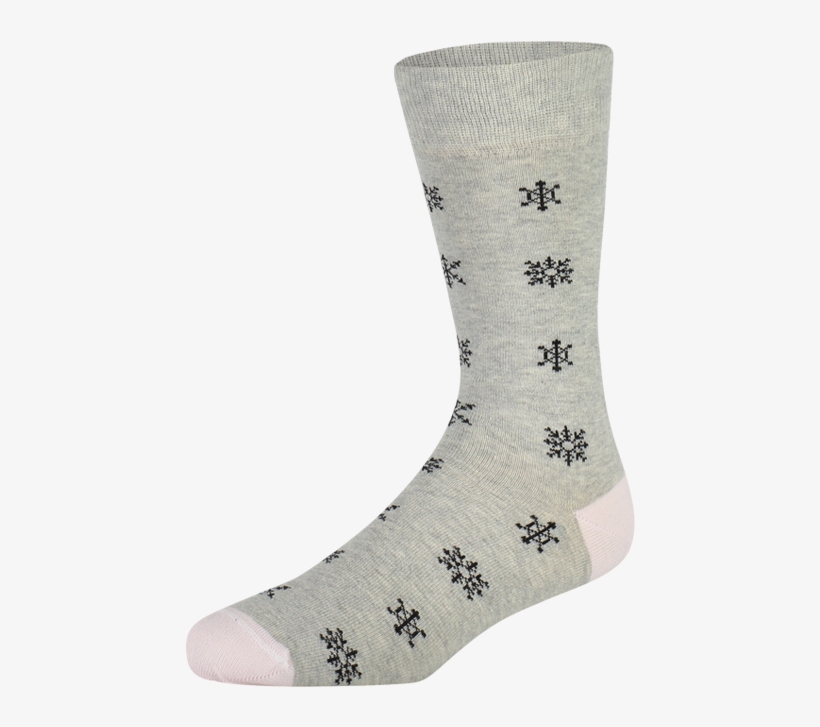 Ice Crystal Grey - Sock, transparent png download