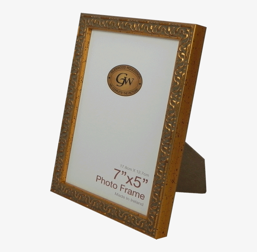 Ornate Gold Photo Frame, transparent png download
