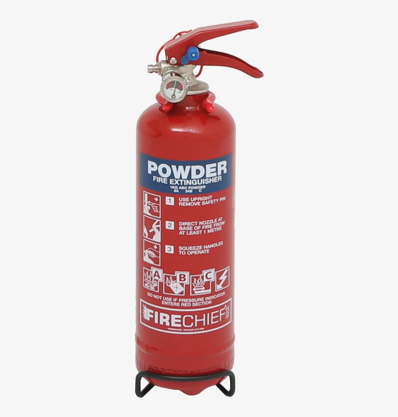 1kg Powder Extinguisher - Fire Extinguisher Powder Label, transparent png download