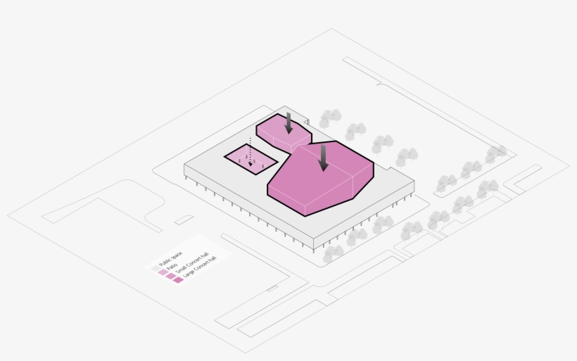 De Doelen Kraaijvanger Architects Oorsprong Isometrie - Illustration, transparent png download