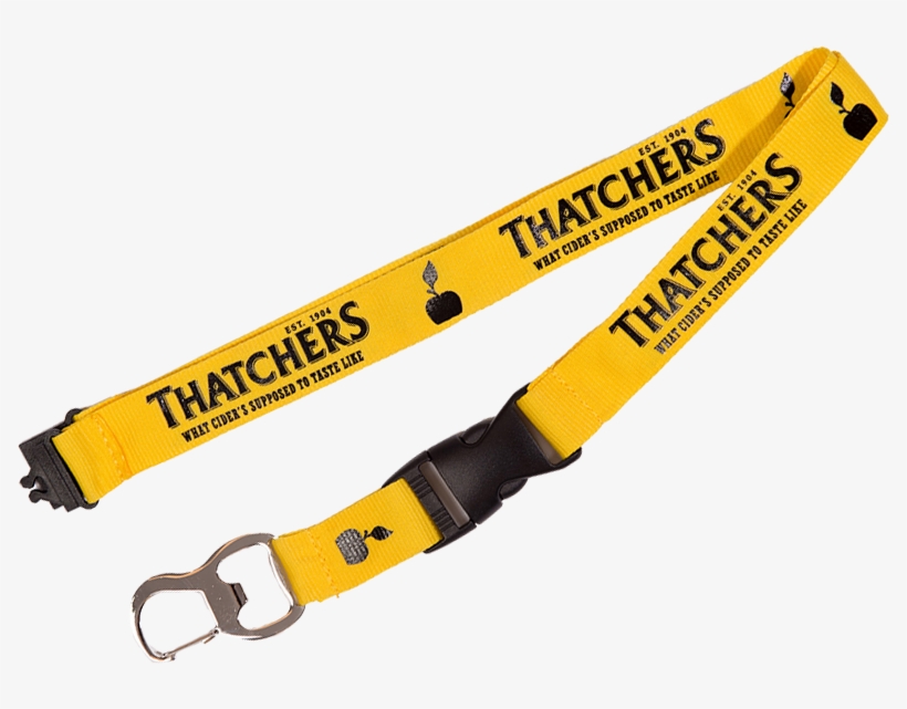 Yellow Lanyard Pos Website - Thatchers Gold, transparent png download