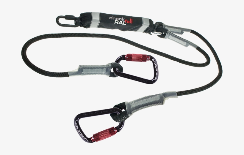 Checkmate Twin Leg Rope Absorber Lanyard - Strap, transparent png download
