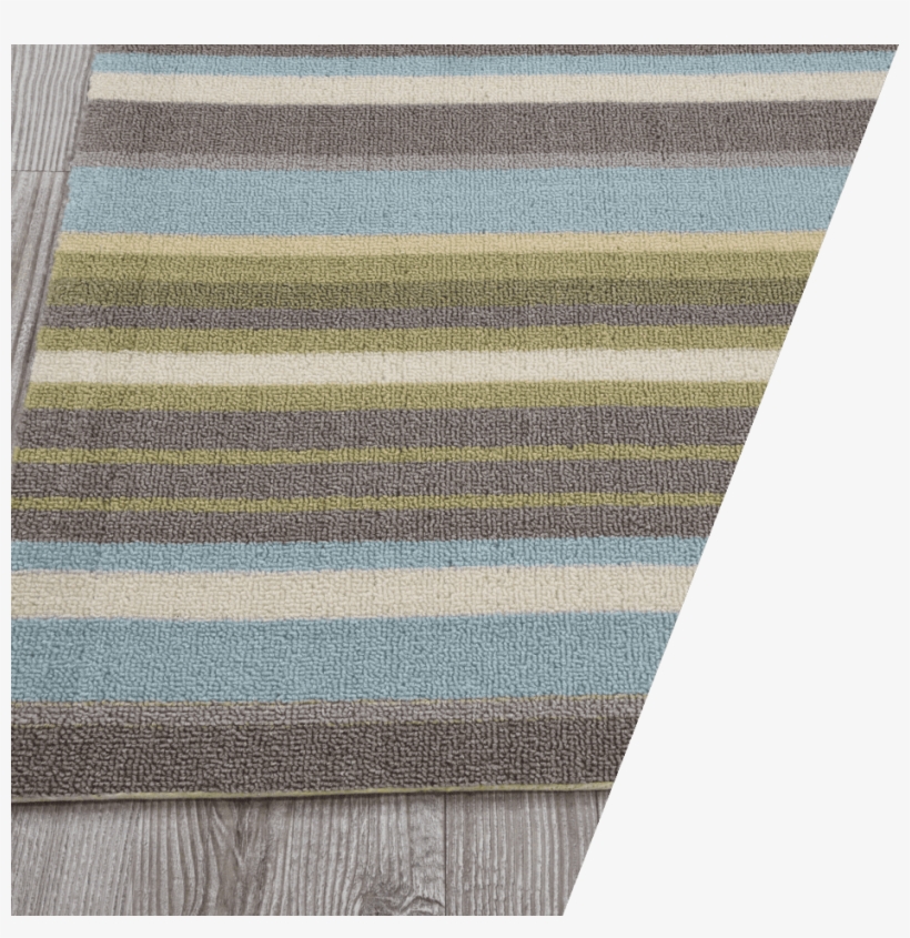 Striped Rugs - Green And Blue Striped Rugs, transparent png download