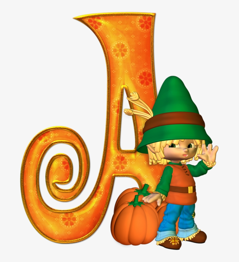 Halloween Monogram Clipart - Iniciales De Nombres De Halloween, transparent png download