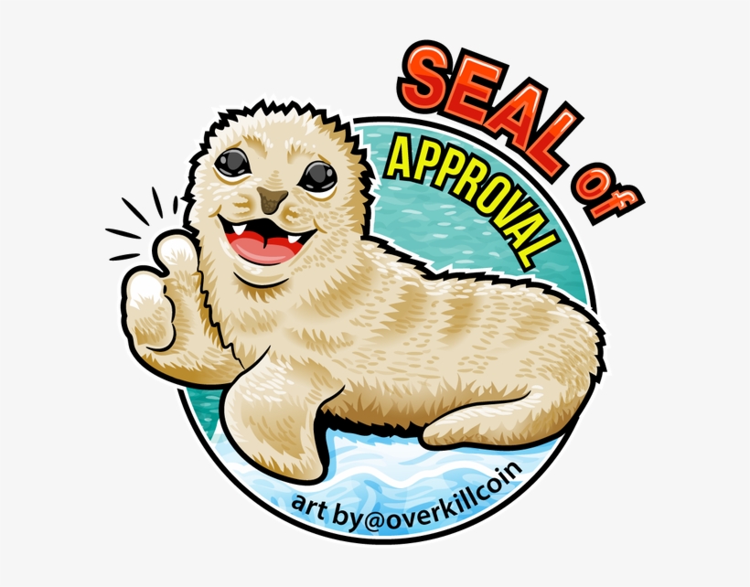 Seal Of Approval In Full Colour - Cartoon, transparent png download