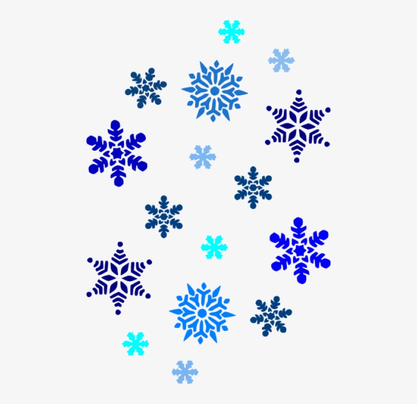 Download Snowflakes Png Images Background - Winter Clip Art, transparent png download
