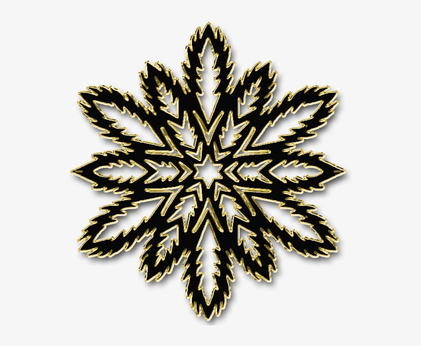 Snowflake Colour And Cutout Preview - Illustration, transparent png download