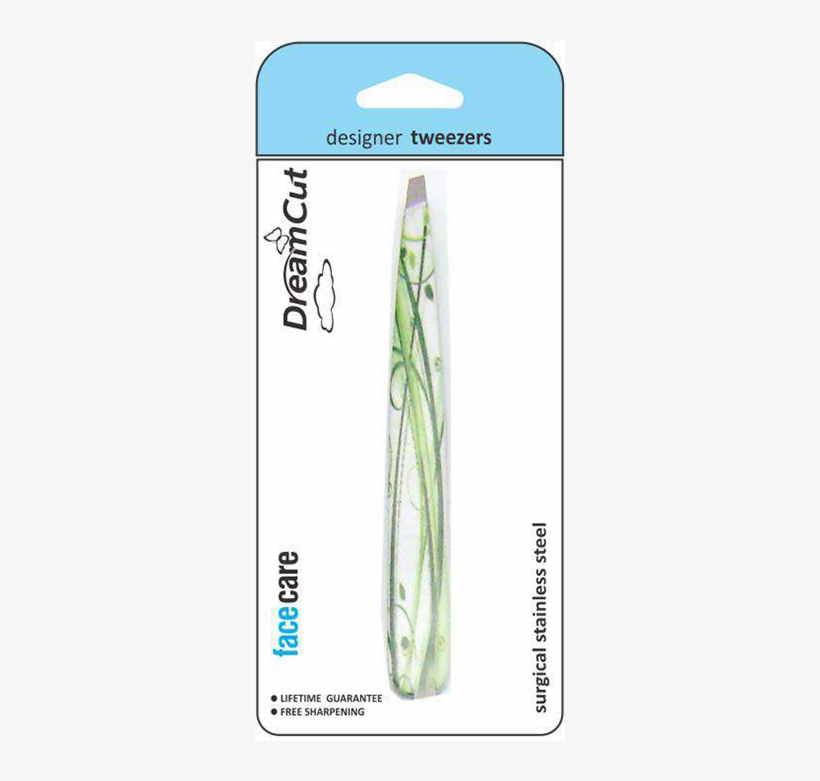 Designer Tweezers-white/green Vines - Mobile Phone, transparent png download