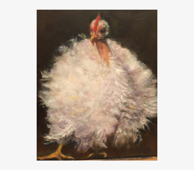 Holtz's “zsa Zsa” Chicken Painting - Peafowl, transparent png download
