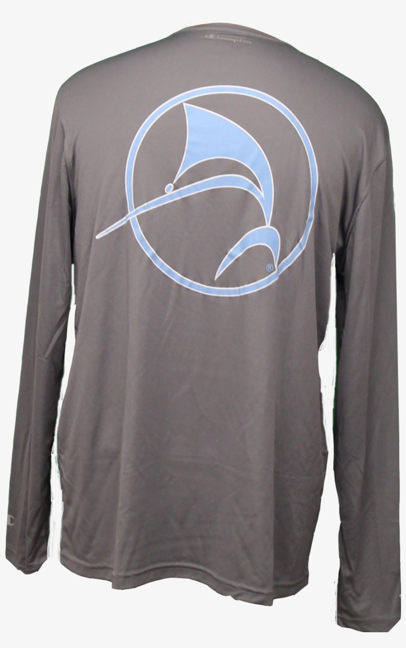 Gray Champion Long Sleeve T - Long-sleeved T-shirt, transparent png download