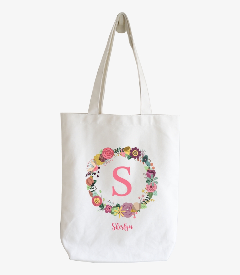 Vintage Wreath - Tote Bag, transparent png download