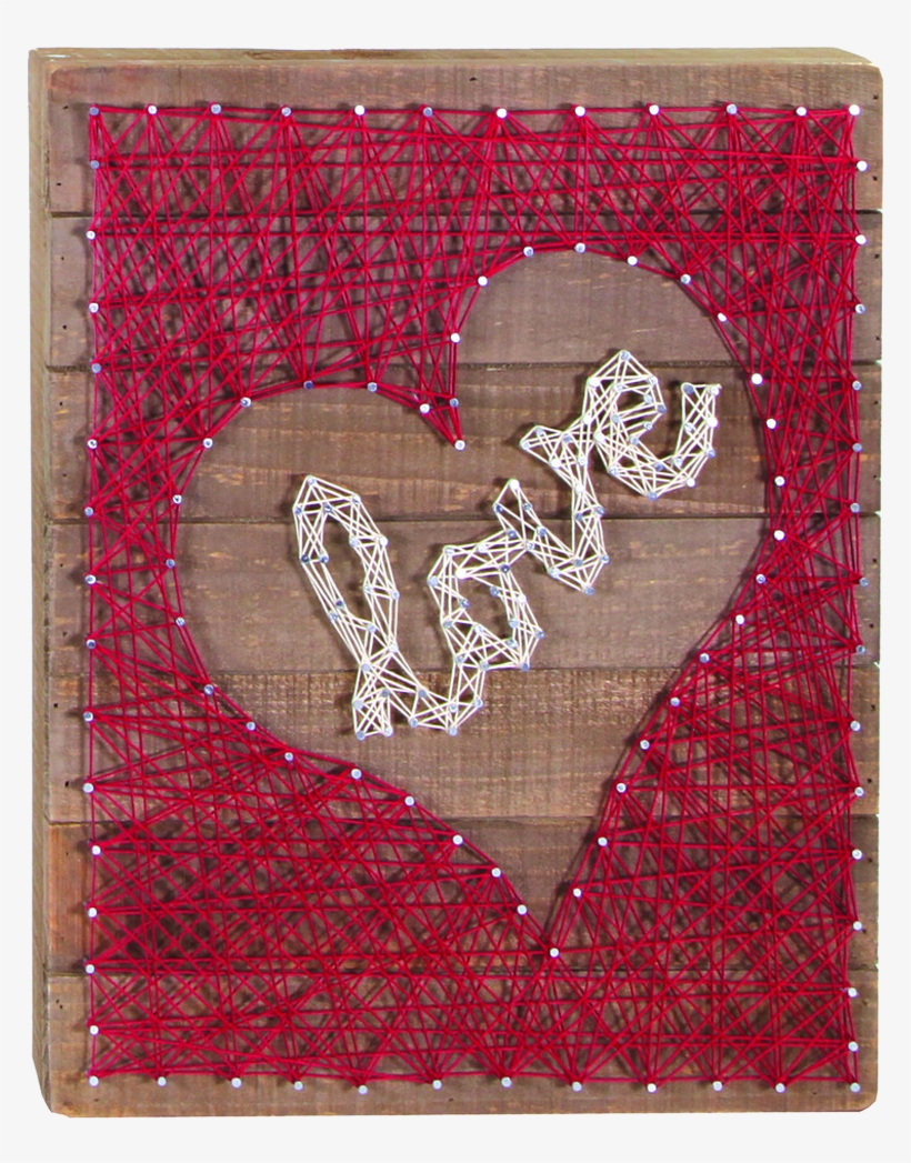 Love String Art - Motif, transparent png download