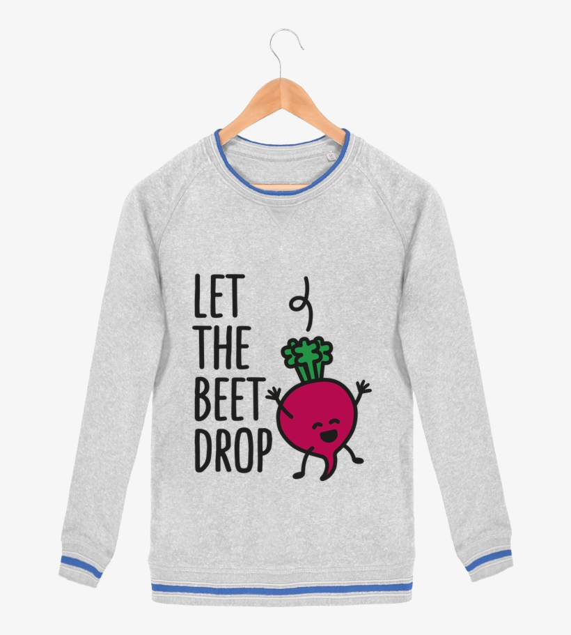 Sweatshirt Crew Neck Men Stanley Strolls Tipped Let - Long-sleeved T-shirt, transparent png download