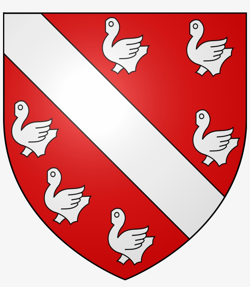 Vector Freeuse File Blason Geoffroy De Meslay Wikimedia - Saint-germain-au-mont-d'or, transparent png download
