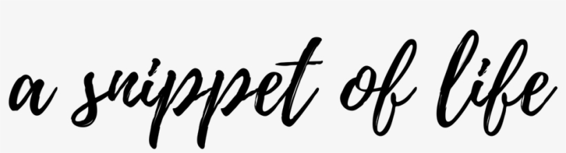 A Snippet Of Life - Calligraphy, transparent png download