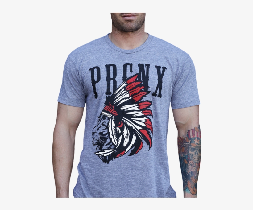 Men's Lion Headdress T-shirt - Progenex Lion, transparent png download