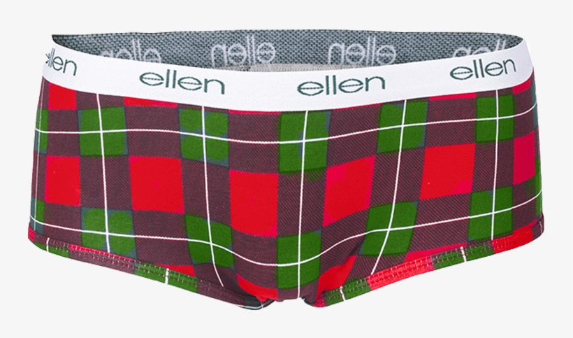 Women's Holiday Boyshorts - Tartan, transparent png download