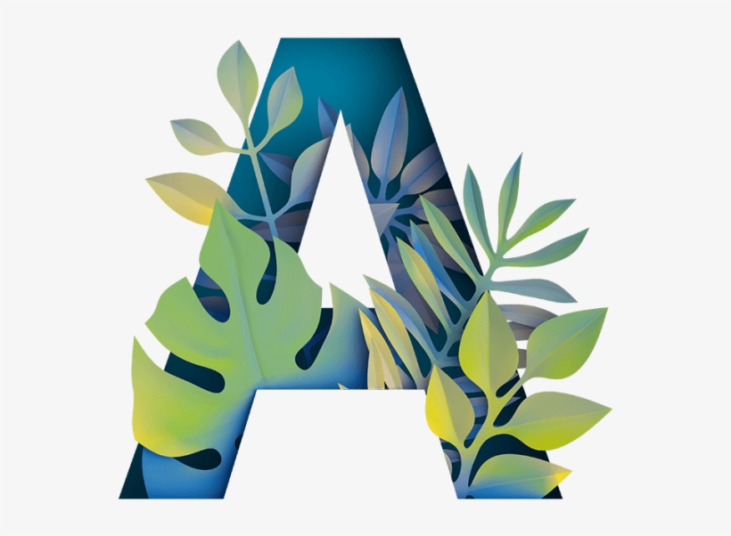 Image Download Paper Font Enjoy Travelling With Exotic - Jungle Letter, transparent png download