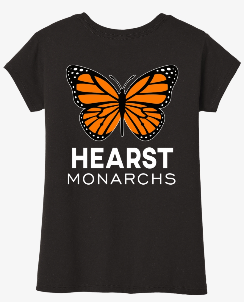 Hearst Princess Cut Tee - Monarch Butterfly, transparent png download
