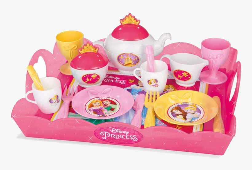 Buy Game Set Smoby Dp Tea Time Tray Xl 7600310559 Elkor - Plateau Tea Time Princesse, transparent png download