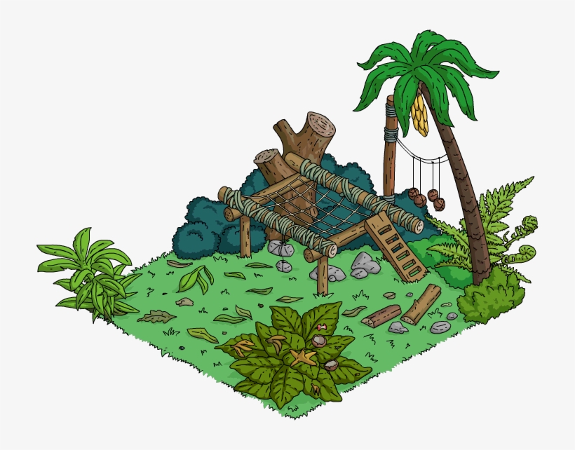 Jungle Rest Area - Illustration, transparent png download