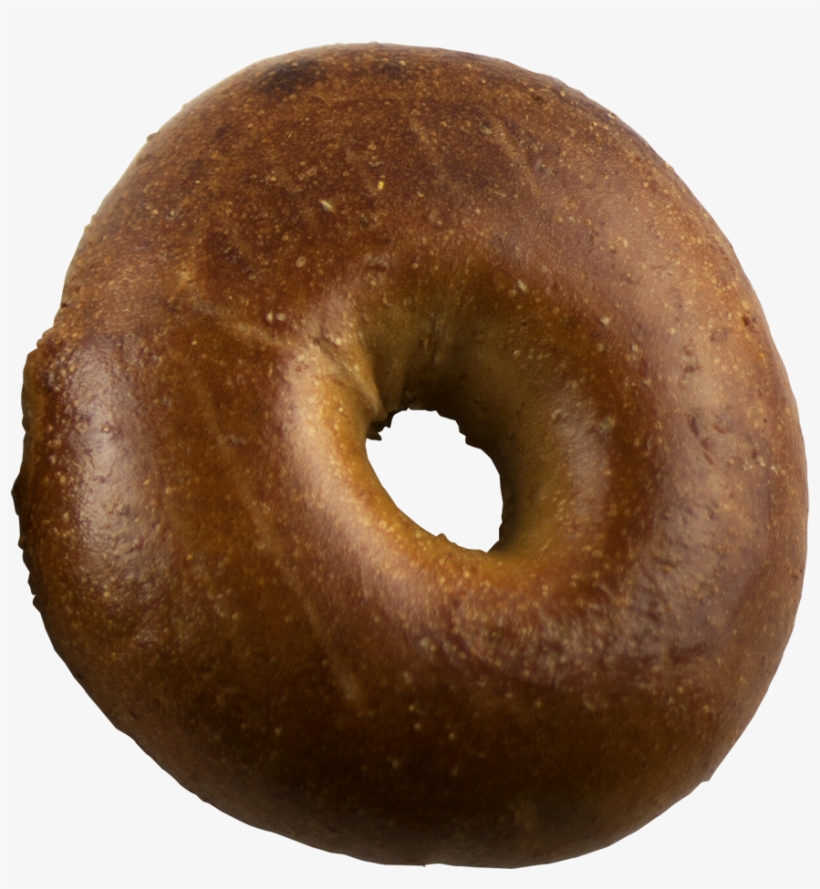 Healthy Whole Wheat Bagel - Bagel, transparent png download
