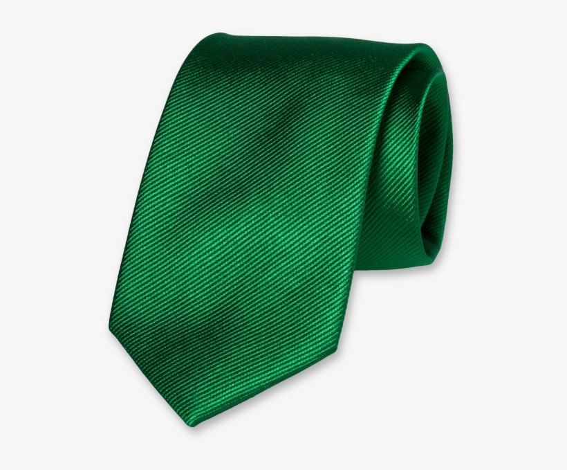 Green Silk Tie - Corbata Color Verde Esmeralda, transparent png download