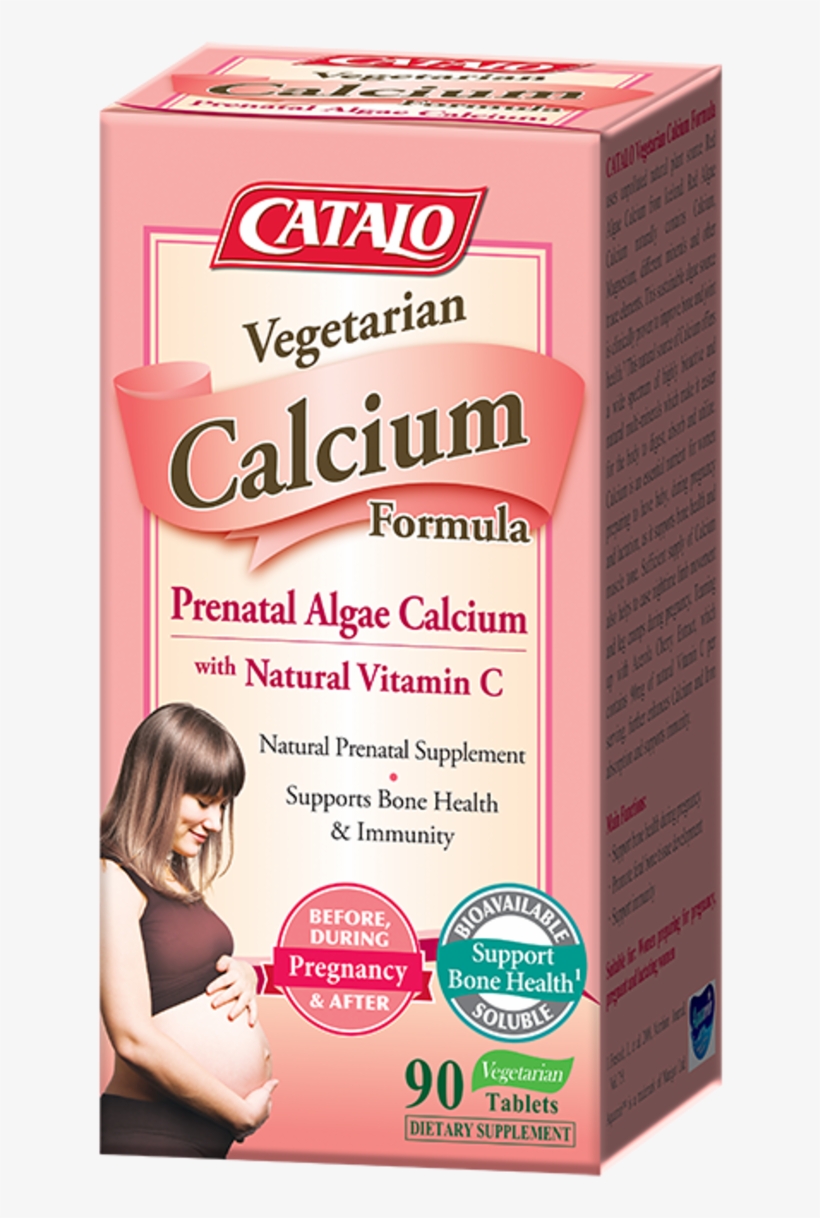 Prenatal Algae Calcium With Natural Vitamin C - Catalo, transparent png download