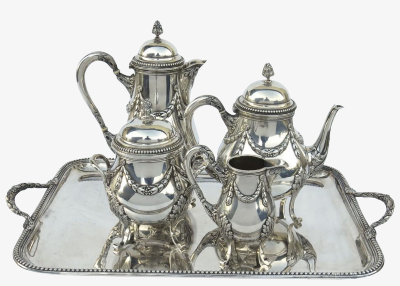 Sterling Tea Set Altieri Watches - Silver Tea Set Png, transparent png download