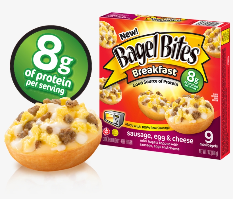 Sausage Bagel Bites, transparent png download