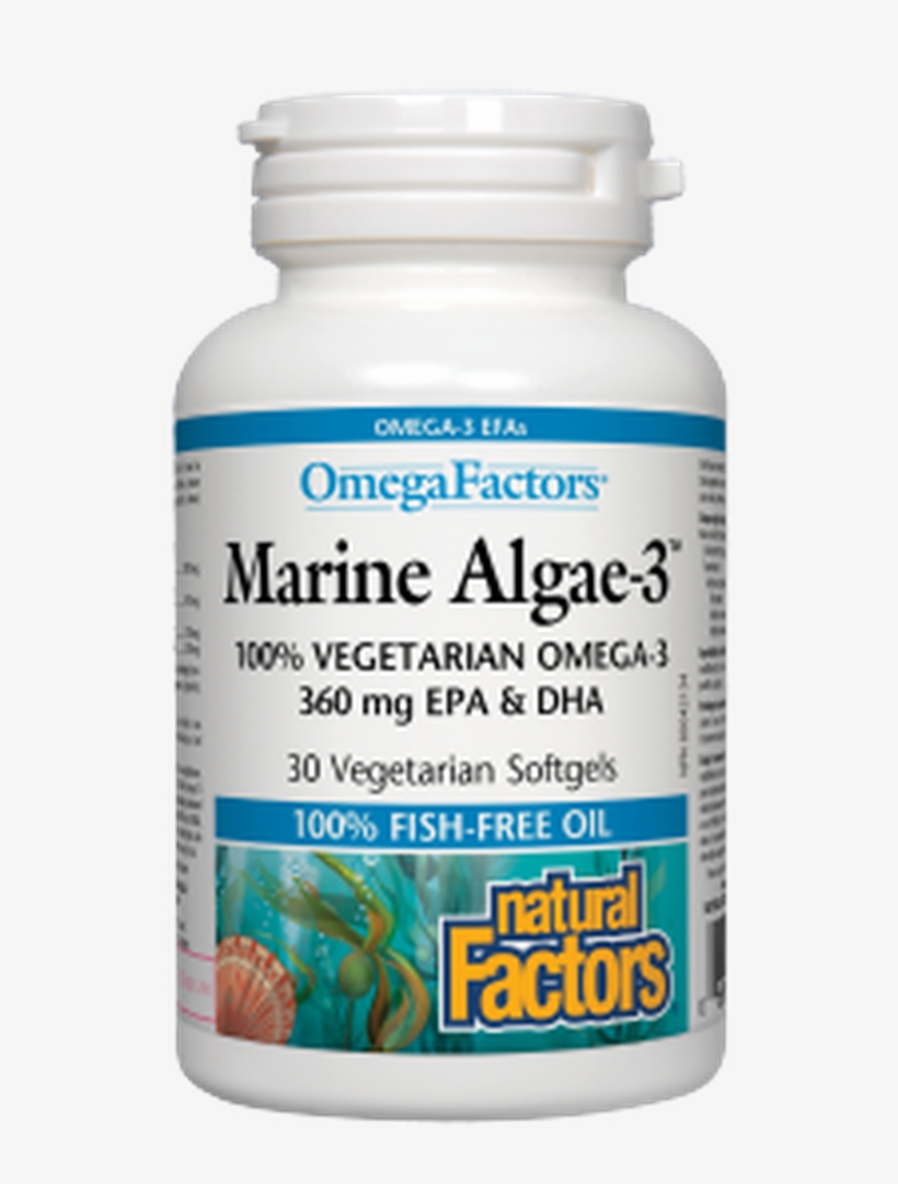Natural Factors Marine Algae-3 30 Softgels - N Acetylcysteine Natural Factors, transparent png download