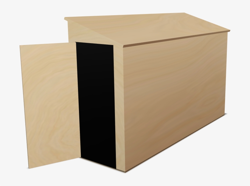 Garden Sheds Uk Made Free Delivery Pent Shed No Windows - Plywood, transparent png download