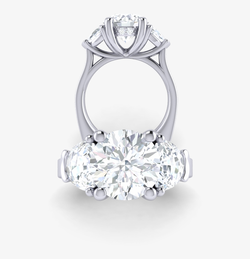 010521 Pt 2v - Engagement Ring, transparent png download
