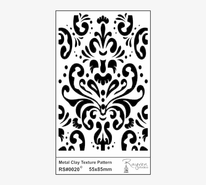Luxurious Damask Laser Texture Paper, Ideal For Metal - Motif, transparent png download