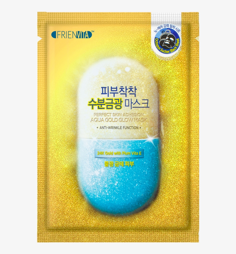 Aqua Gold Glow Mask, transparent png download