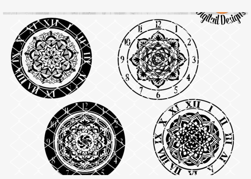 Clock Bundle Svg - Circle, transparent png download