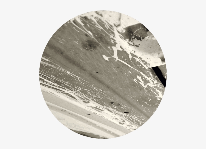 Road Paint Overspray On Undercarriage - Circle, transparent png download
