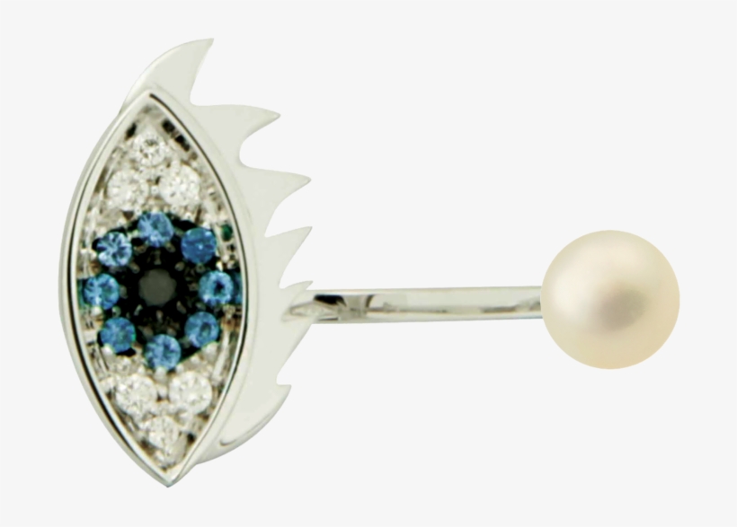 Eye Piercing Ring - Earrings, transparent png download