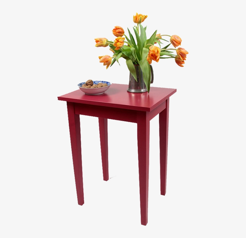 The Battersea Side Table - End Table With Flowers Png, transparent png download