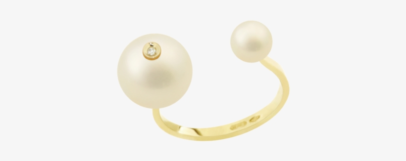 Pearl Piercing Ring - Earrings, transparent png download