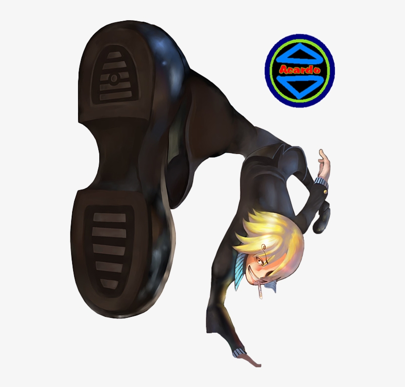 Sanji's Been Cut Out Of An Awesome Pic So His Arm Looks - Cartoon, transparent png download