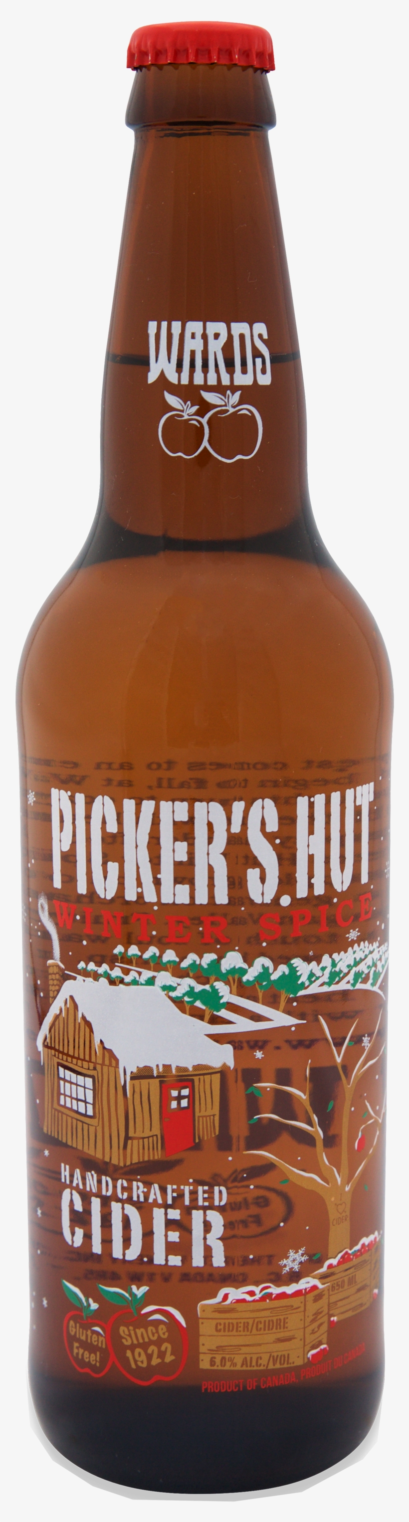 Wards Picker's Hut Winter Spice - Beer Bottle, transparent png download