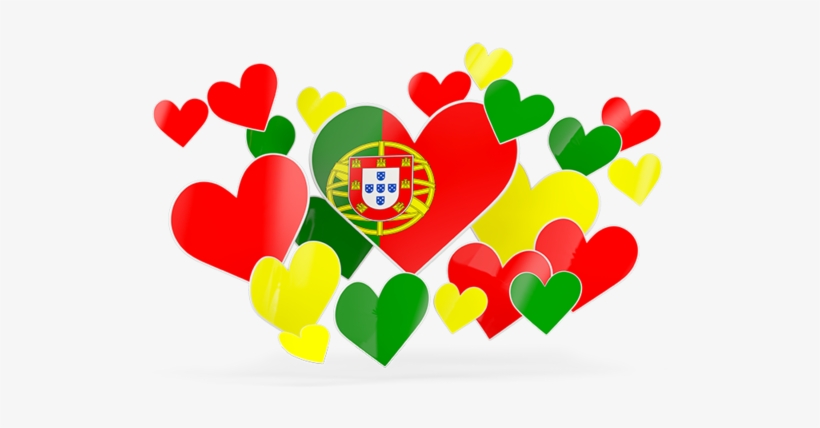 Illustration Of Flag Of Portugal Clip Black And White - Portugal Flag, transparent png download