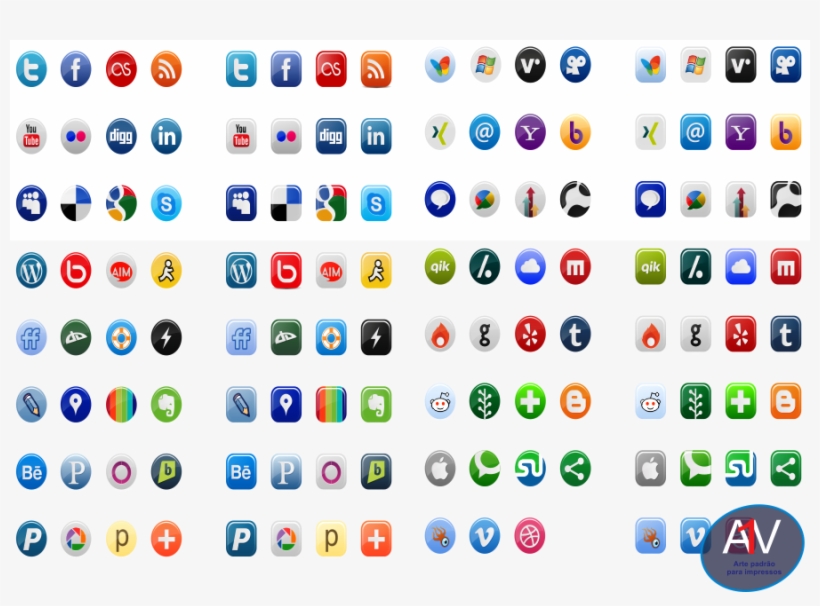 Https - //i - Imgur - Com/acwwwir - Social Media Icons, transparent png download